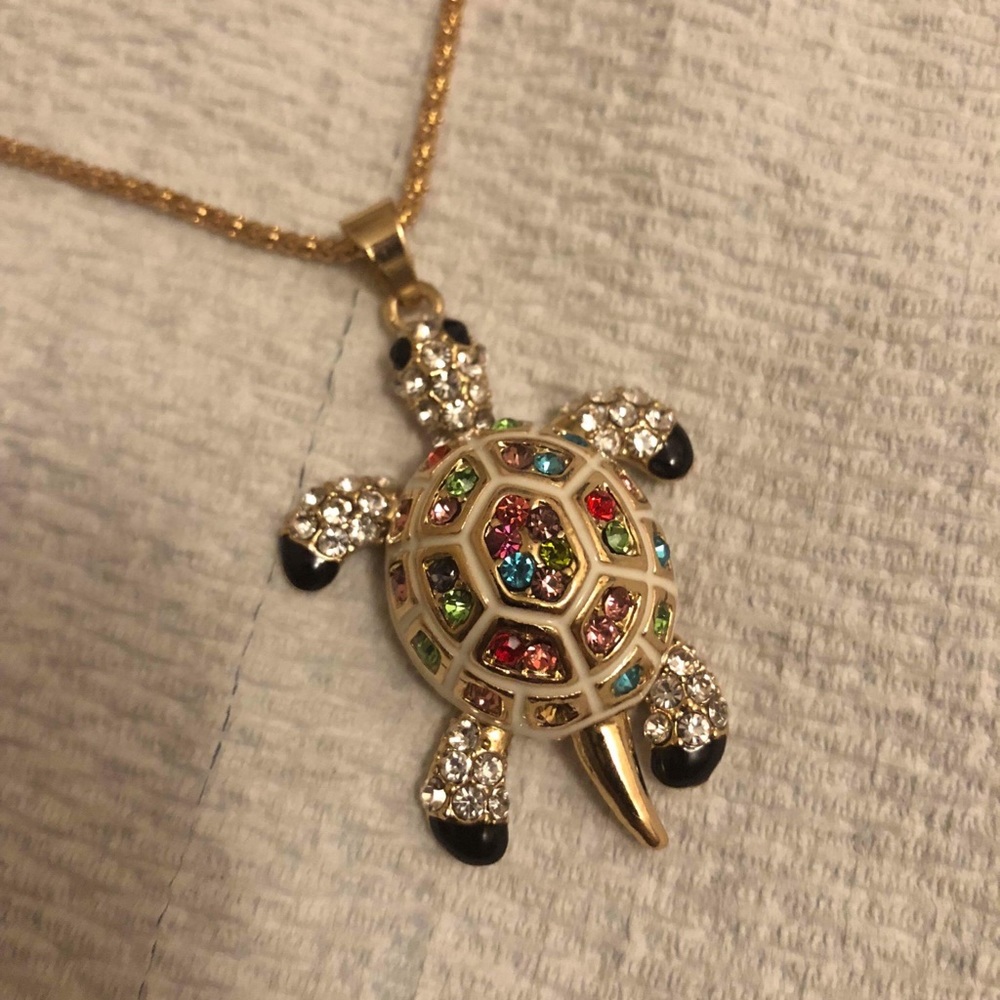 Betsey Johnson Turtle 🐢 Necklace